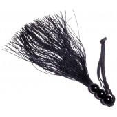 Черная силиконовая плетка - 25,4 см. - Boys of Toys - купить с доставкой в Нижнем Тагиле