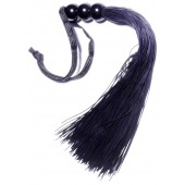 Черная силиконовая плетка - 25,4 см. - Boys of Toys - купить с доставкой в Нижнем Тагиле