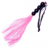 Розовая силиконовая плеть - 35,5 см. - Boys of Toys - купить с доставкой в Нижнем Тагиле