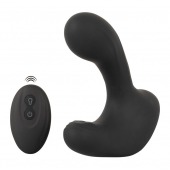 Черная анальная вибропробка с функцией расширения RC Butt Plug with 3 functions - Orion - в Нижнем Тагиле купить с доставкой