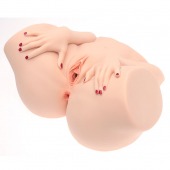 Телесный мастурбатор-полуторс Barbie - Naked Factory - в Нижнем Тагиле купить с доставкой