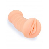 Телесный двусторонний мастурбатор с вибропулей и эрекционными кольцами в комплекте - Sexy Girl - в Нижнем Тагиле купить с доставкой