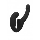 Черный безремневой страпон Share Lite - Fun Factory - купить с доставкой в Нижнем Тагиле