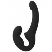 Черный безремневой страпон Share Lite - Fun Factory - купить с доставкой в Нижнем Тагиле