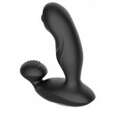 Черный вибромассажер простаты с вращающимся шариком - Secwell - в Нижнем Тагиле купить с доставкой