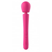 Розовый силиконовый вибратор-wand - 30 см. - Secwell