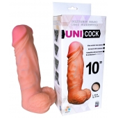 Фаллическая насадка Харнесс UNICOCK 10  - 25 см. - LOVETOY (А-Полимер) - купить с доставкой в Нижнем Тагиле