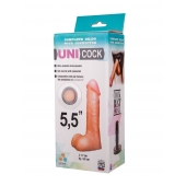 Фаллическая насадка Харнесс UNICOCK 5,5  - 17 см. - LOVETOY (А-Полимер) - купить с доставкой в Нижнем Тагиле