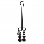 Зажим для клитора с бусинами Just Sensation Beaded Clitoral Clamp - Fifty Shades of Grey - купить с доставкой в Нижнем Тагиле