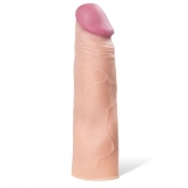 Реалистичная насадка с ярко выраженной головкой - 16,5 см. - A-toys - в Нижнем Тагиле купить с доставкой