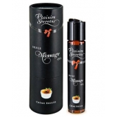 Массажное масло с ароматом крем брюле Huile de Massage Gourmande Creme Brulée - 59 мл. - Plaisir Secret - купить с доставкой в Нижнем Тагиле