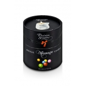Массажная свеча с ароматом бубль-гума Bougie de Massage Gourmande Bubble Gum - 80 мл. - Plaisir Secret - купить с доставкой в Нижнем Тагиле