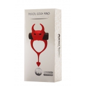 Красное эрекционное кольцо в форме дьяволенка DEVOL COCKRING - Adrien Lastic - в Нижнем Тагиле купить с доставкой