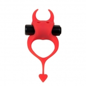 Красное эрекционное кольцо в форме дьяволенка DEVOL COCKRING - Adrien Lastic - в Нижнем Тагиле купить с доставкой