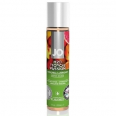 Смазка с ароматом тропических фруктов JO Flavored Tropical Passion - 30 мл. - System JO - купить с доставкой в Нижнем Тагиле