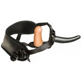 Женский страпон с вагинальной пробкой Woman Strap - 12 см. - LOVETOY (А-Полимер) - купить с доставкой в Нижнем Тагиле