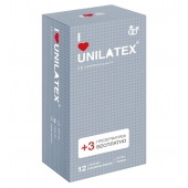 Презервативы с точками Unilatex Dotted - 12 шт. + 3 шт. в подарок - Unilatex - купить с доставкой в Нижнем Тагиле