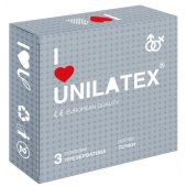 Презервативы с точками Unilatex Dotted - 3 шт. - Unilatex - купить с доставкой в Нижнем Тагиле