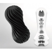 Мастурбатор FLEX Rocky Black с плотным рельефом - Tenga - в Нижнем Тагиле купить с доставкой