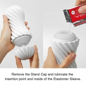 Мастурбатор FLEX Silky White с мягким рельефом - Tenga - в Нижнем Тагиле купить с доставкой