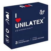 Ультрапрочные презервативы Unilatex Extra Strong - 3 шт. - Unilatex - купить с доставкой в Нижнем Тагиле