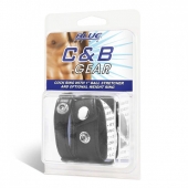 Утяжка для мошонки и пениса Cock Ring With 1  Ball Stretcher And Optional Weight Ring - BlueLine - купить с доставкой в Нижнем Тагиле
