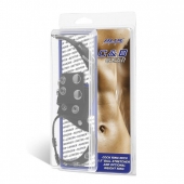 Утяжка на пенис и мошонку Cock Ring With 1.5  Ball Stretcher And Optional Weight Ring - BlueLine - купить с доставкой в Нижнем Тагиле