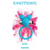 Голубое эрекционное виброколечко Emotions Minnie Breeze - Lola Games - в Нижнем Тагиле купить с доставкой