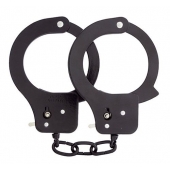 Чёрные наручники из листового металла BONDX METAL CUFFS BLACK - Dream Toys - купить с доставкой в Нижнем Тагиле