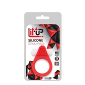 Красное эрекционное кольцо LIT-UP SILICONE STIMU RING 1 RED - Dream Toys - в Нижнем Тагиле купить с доставкой