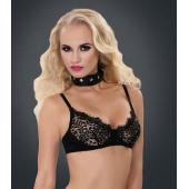 Полиуретановый ошейник с пуклями и D-кольцами Collar with Studs - Blush Novelties - купить с доставкой в Нижнем Тагиле