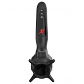 Чёрный вибростимулятор для головки члена с эффектом всасывания Vibrating Roto-Sucker - Pipedream - в Нижнем Тагиле купить с доставкой
