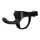 Страпон с изогнутой головкой Ultra Harness Curvy Dildo - 15,8 см. - Baile - купить с доставкой в Нижнем Тагиле