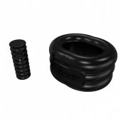 Чёрное эрекционное виброкольцо Stretch - Bathmate - в Нижнем Тагиле купить с доставкой