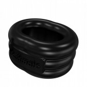 Чёрное эрекционное виброкольцо Stretch - Bathmate - в Нижнем Тагиле купить с доставкой