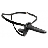 Женский страпон с вагинальной пробкой Double Penetrix Strap-on - 15 см. - Pipedream - купить с доставкой в Нижнем Тагиле