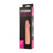 Телесная насадка-удлинитель Extension sleeve - 17 см. - Sitabella - в Нижнем Тагиле купить с доставкой