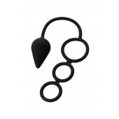 Тройное эрекционное кольцо с анальным хвостом Drop M-size - Erotist Adult Toys - в Нижнем Тагиле купить с доставкой