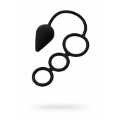 Тройное эрекционное кольцо с анальным хвостом Drop M-size - Erotist Adult Toys - в Нижнем Тагиле купить с доставкой