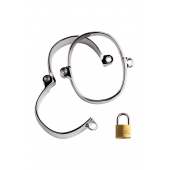 Металлический наручники с замком - ToyFa - купить с доставкой в Нижнем Тагиле