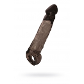 Чёрная насадка на пенис Tс подхватом - 19,5 см. - ToyFa - в Нижнем Тагиле купить с доставкой