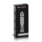 Ребристый фаллоимитатор для электростимуляции Funky Fella Rill Dildo - 13 см. - MyStim - купить с доставкой в Нижнем Тагиле