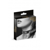 Узенький ошейник из полиуретана с кольцом - Bijoux Pour Toi - купить с доставкой в Нижнем Тагиле