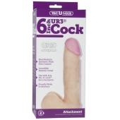 Ультра реалистичная насадка Vac-U-Lock  6  ULTRASKYN Cock - 17,3 см. - Doc Johnson - купить с доставкой в Нижнем Тагиле