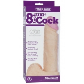 Ультрареалистичная насадка для трусиков Vac-U-Lock 8  ULTRASKYN Cock - 20,57 см. - Doc Johnson - купить с доставкой в Нижнем Тагиле