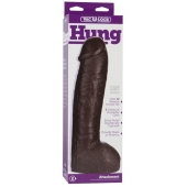 Большая насадка для трусиков Vac-U-Lock Realistic Hung - 31,7 см. - Doc Johnson - купить с доставкой в Нижнем Тагиле