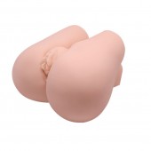 Реалистичный мастурбатор с вибрацией и двумя тоннелями - вагиной и анусом - Baile - в Нижнем Тагиле купить с доставкой