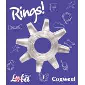 Прозрачное эрекционное кольцо Rings Cogweel - Lola Games - в Нижнем Тагиле купить с доставкой