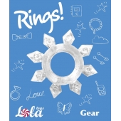 Прозрачное эрекционное кольцо Rings Gear - Lola Games - в Нижнем Тагиле купить с доставкой
