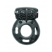 Черное эрекционное кольцо с вибрацией Rings Axle-pin - Lola Games - в Нижнем Тагиле купить с доставкой